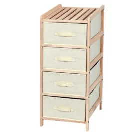 מעמד 4 מגירות מעץ מלא