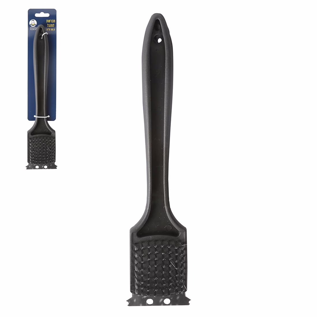 מברשת מנגל גריל מקצועית ידית פלסטיק