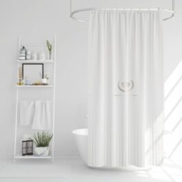 וילון אמבטיה בד 180X240 DARIA