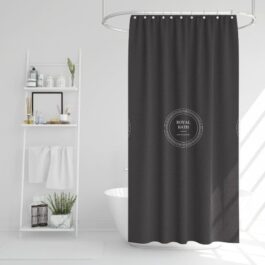 וילון אמבטיה בד 180X180 DARIA