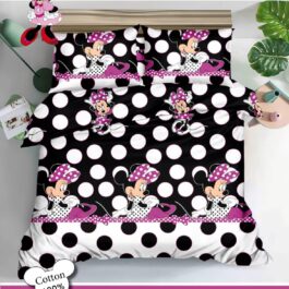 סט מצעים ״מיני מאוס״ כותנה יחיד