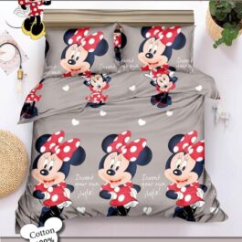 סט מצעים ״מיני מאוס״ כותנה יחיד