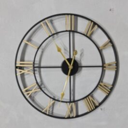 שעון קיר מתכת דקורטיבי 60 ס״מ