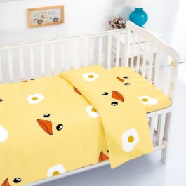 מצעים למיטת תינוק/מעבר 100% כותנה