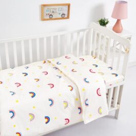 מצעים למיטת תינוק/מעבר 100% כותנה