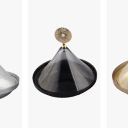 טאג׳ין הגשה מזכוכית 16 ס״מ