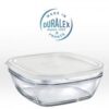 ⁦קופסאת איחסון זכוכית 20-23 ס״מ DURALEX⁩ – תמונה ⁦3⁩