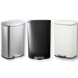 פח אשפה נירוסטה PREMIUM 50L