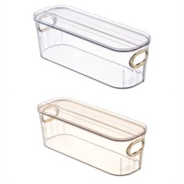 תא אחסון אקרילי עם מכסה 30X10