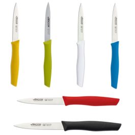 סכין 10 ס״מ חלק להב שפיץ ARCOS במגוון צבעים