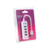 מפצל 4 יציאות USB עם כבל