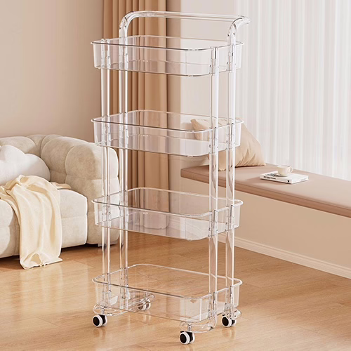 עגלת שירות אקריל 4 קומות דגם PURE – תמונה 2