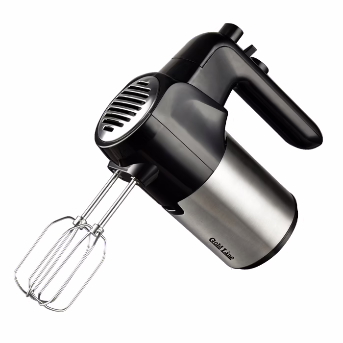 מיקסר יד נירוסטה + בסיס