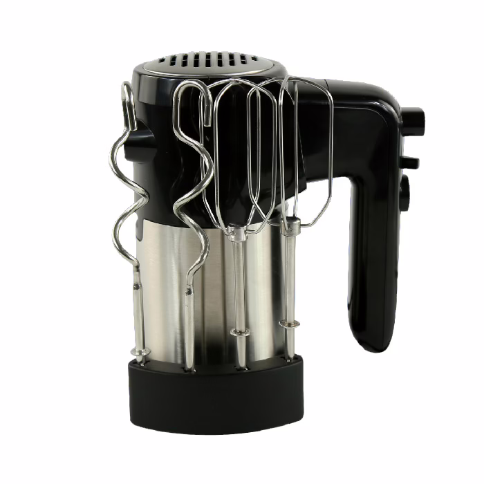 מיקסר יד נירוסטה + בסיס