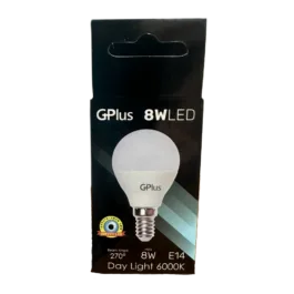 נורת לד E14 כדור 8W אור יום GPlus