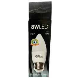 נורת לד E27 נר 8W אור יום GPlus
