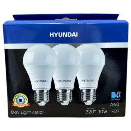 שלישיית נורות E27 לד 10W מבית HYUNDAI