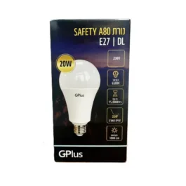 נורת לד E27 A80 20W אור יום GPlus