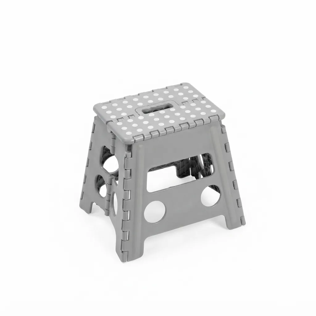 שרפרף מתקפל 32cm - צבע אפור