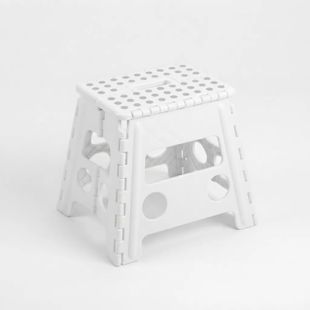 שרפרף מתקפל 32cm - צבע לבן