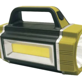 פנס יד נטען 5W+5W עם פאנל סולארי וסוללת גיבוי