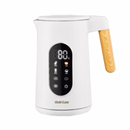 קומקום נשלף כפרי דיגיטלי צבע לבן