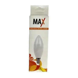 נורת לד E14 נר 8W אור יום MAX
