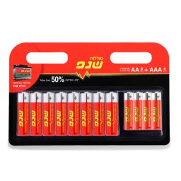 מארז 8+4 סוללות אלקליין מבית שנפ