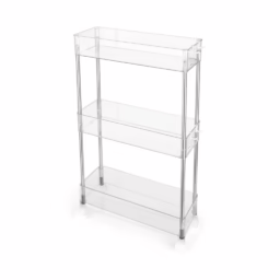 עגלה אקרילית צרה 3 קומות דגם Maya