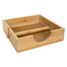 מחזיק מפיות במבוק מרובע 18.5cm