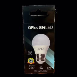 נורת לד E27 כדור 8W אור יום GPlus