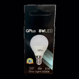 נורת לד E14 כדור 8W אור יום GPlus