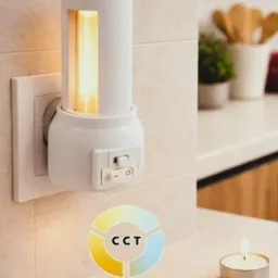 מנורת שבת+תריס CCT 3W לשקע חשמל